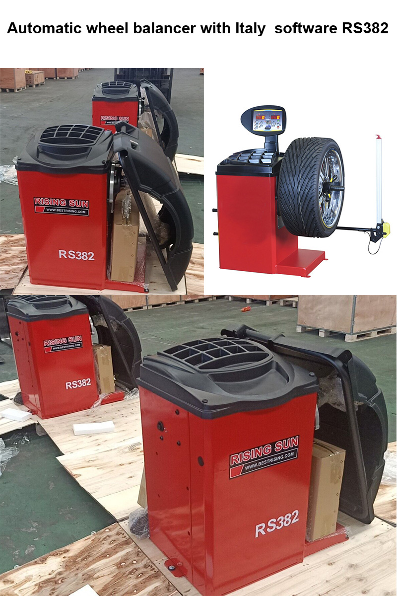 AUTOMATIC WHEEL BALANCER WITH ITALY SOFTWARE