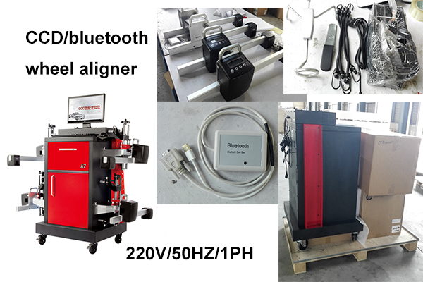 Bluetooth sensor CCD wheel alignment machine